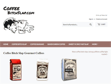 Tablet Screenshot of coffeebitchslap.com